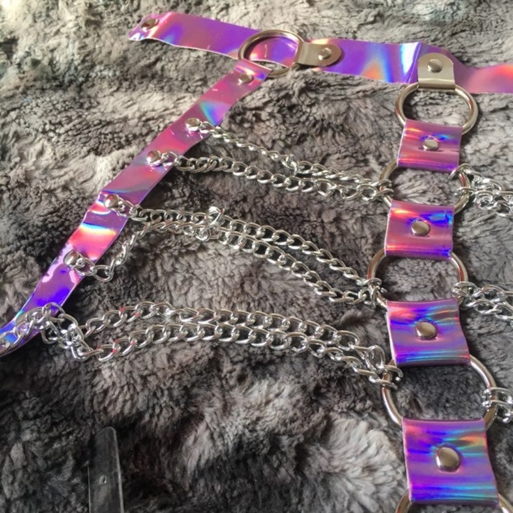Pretty In Pink Metallic Harness - Picture 6 of 8